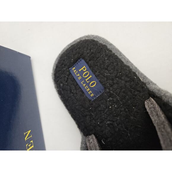 Polo Ralph Lauren Slippers Men\'s Medium 9 - 10 Gray Memory Foam Antimicrobial main image 6